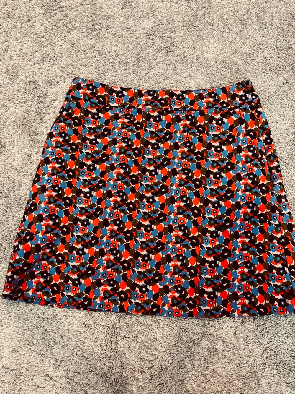 Boden a-line mini skirt size 12 floral print